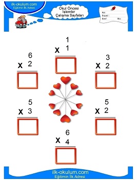 Çocuklar İçin toplam işlemi yaprak testleri 
